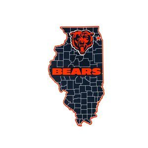 Chicago Bears State Shape Wall Decor